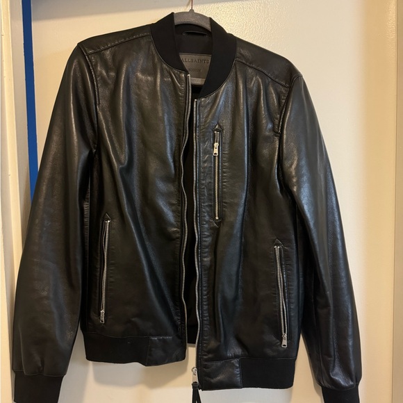 All Saints Kemble Bomber Jacket - Picture 6 of 8